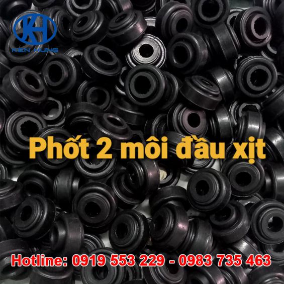 Phốt 2 môi đầu xịt
